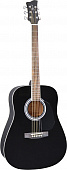 Jay Turser JJ45-BK акустическая гитара, цвет черный