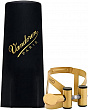 Vandoren LC59AP  лигатура MIO для баритон-саксофона, состаренное золото, с пластиковым колпачком