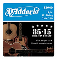 D'Addario EZ-940 струны для 12-струнной гитары