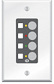Symetrix ARC-SW4e панель вызова предустановок, пластиковая передняя панель, белая