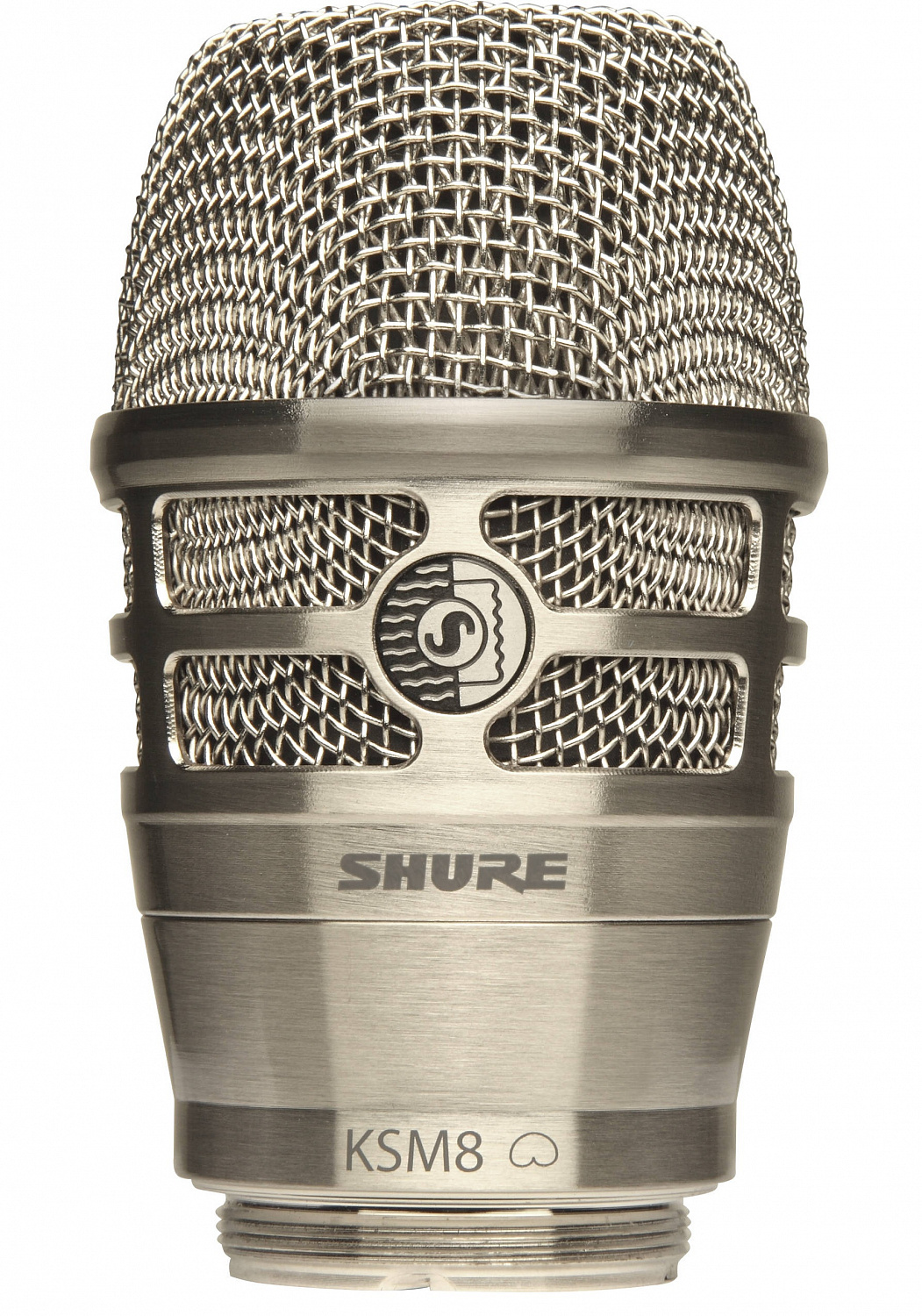 Shure RPW170 микрофонный капсюль для радиомикрофона KSM8 динамический кардиоидный с двойной диафрагмой, серебристый