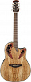 Ovation CE44P-SM Celebrity Elite Plus Mid Cutaway Natural Spalted Maple электроакустическая гитара, цвет натуральный