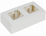 Audac WB45D/W коробка для монтажа на поверхность двух модулей стандарта 45 x 45 мм, цвет белый