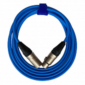 GS-Pro XLR3F-XLR3M (blue) 0.5 кабель микрофонный, длина 0.5 метра цвет синий