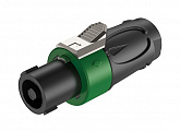 Roxtone RS4FP-Green разъем кабельный Speakon, цвет черно-заленый