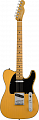 Fender American Ultra Telecaster®, Maple Fingerboard, Butterscotch Blonde электрогитара, цвет белый в комплекте кейс