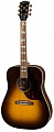Gibson Hummingbird Studio Walnut Burst электроакустическая гитара, цвет санберст, в комплекте кейс