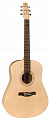 Seagull Excursion Spruce ISYST Natural SG + Case электроакустическая гитара Dreadnought с кейсом, цвет натуральный