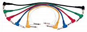 Roxtone PTC005/0,15  набор межблочных кабелей, в наборе 6 цветов, 0.15 метра