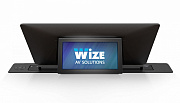 Wize Pro WR-17BRS (silver) моторизированный выдвижной монитор Brio Sign WR-17BRS 17.3" c доп.7"монитором с задней стороны, наклон 0-30°, толщина корпуса 9мм,габаритные/установочные размеры 570х97х4/555х87мм, центральное/дистанц. управление, Full HD,с