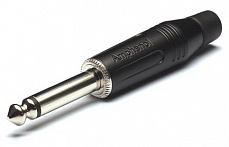 Amphenol ACPM-GB моно джек 1/4” (6.35 мм), металлический корпус, цвет черный