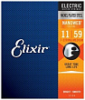 Elixir 12106 NanoWeb  струны для 7-ми струнной электрогитары 11-59