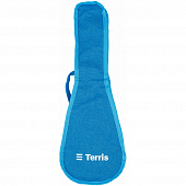 Terris TUB-S-01 BL чехол для укулеле, цвет голубой