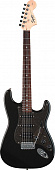 Fender Squier Affinity Fat Strat HSS RW Montego Black электрогитара, цвет черный