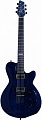 Godin LGX SA Trans Blue Flame 3A 22915 MIDI-электрогитара, цвет синий