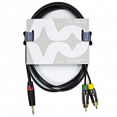 AVCLINK Cable-923/3 кабель аудио Jack 3.5 (Stereo) - 2 х RCA, длина 3 метра