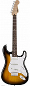 Fender Squier Bullet Stratocaster® Hard Tail, Brown Sunburst электрогитара, цвет санберст