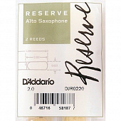 D'Addario DJR0220  трости для альт-саксофона, Reserve (2), 2 шт. В пачке