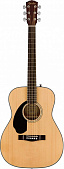 Fender CC-60S Left-Hand, Natural акустическая гитара левосторонняя, цвет натуральный