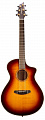 Breedlove Oregon Concert Whiskey Burst CE  электроакустическая гитара, кейс, цвет коричневый бёрст