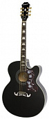 Epiphone EJ-200CE Black GLD HDWE (W/Shadow Preamp) гитара электроакустическая, цвет черный