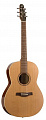Seagull Coastline S6 Folk Cedar QI + Case электроакустическая гитара Grand Auditorium с кейсом, цвет натуральный