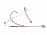 Mipro MU-210d  головной конденсаторный направленный микрофон с резьбовой системой отсоединения кабеля, 10 мм, цвет бежевый
