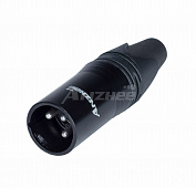 Anzhee XLR-M Black 3–х контактный кабельный разъем XLR "папа"
