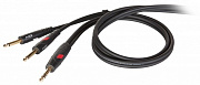 Die Hard DHG540LU18 инсертный кабель, 2 х TS 6.3 мм.<-> TRS 6.3 мм, длина 1.8 метров