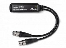 Audinate ADP-DAI-AU-2X0 адаптер балансного линейного сигнала в сеть Dante, двухканальный.