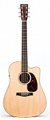 Martin DCPA4  электроакустическая гитара Dreadnought с кейсом, цвет натуральный