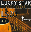 GalliStrings LS20 Lucky Star Phosphor Bronze Light струны для акустической гитары, .012-.053