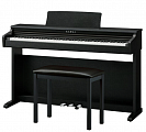 Kawai KDP120 B + Bench  цифровое пианино с банкеткой, 88 клавиш, механика RHC II, 192 полифония, 15 тембров