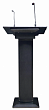 SVS Audiotechnik LR-150 Black мобильная трибуна со встроенным усилителем мощностью 100 Вт, цвет черный