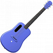 Lava ME 3 36' Blue  электроакустическая гитара со звукоснимателем и встроенными эффектами, цвет синий, с чехлом