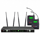 Volta US-102H (600-636MHz) микрофонная 100-канальная радиосистема с 2 головными конденсаторным микрофоном UHF диапазона (600-636 мГц)