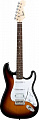 Fender Squier Bullet Strat Tremolo HSS RW Brown Sunburst электрогитара, цвет  коричневый санберст