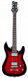 Framus Diablo Supreme BU BKSBT  электрогитара с чехлом, цвет красный бёрст