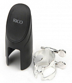 Rico HCL1S  лигатура "H" с мягким колпачком для кларнета Bb, посеребрённая