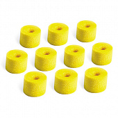 Shure EAYLF1-10 поролоновые втулки для наушников серий SE, SCL3-4-5, E1-3-4-5, желтые, 5 пар