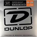 Dunlop Super Bright Steel DBSBS40120  струны для 5 струнной бас-гитары, Light, 40-120