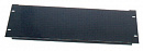 Euromet EU/R-P4 03226 рэковая панель-"заглушка", 4U, алюминий черного цвета