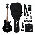 Epiphone Les Paul Electric Guitar Player Pack Ebony  комплект гитарный, цвет черный