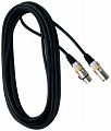 Rockcable RCL30356 D7 микрофонный кабель XLR(М) XLR( F), 6 метров, металлический корпус