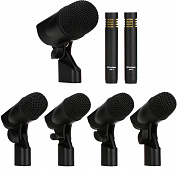 PreSonus DM-7 комплект из 7 микрофонов для ударных в кейсе, в комплектре с держателями на стойки и барабаны