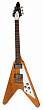 Gibson Flying V Antique Natural электрогитара, цвет натуральный, в комплекте кейс