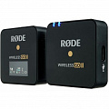 Rode Wireless GO II  Single ультракомпактная двухканальная накамерная беcпроводная система. Дальность действия до 200м. В комплект входят два передатчика с внутренним микрофоном и приемник с TRS-выходом 3,5 мм. И передатчики (TX) и приемник (RX) вклю