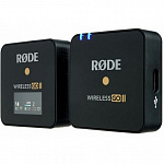 Rode Wireless GO II  Single  ультракомпактная двухканальная накамерная беcпроводная система, дальность действия до 200 метров