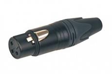Xline Cables RCON XLR F 15 разъем XLR-F кабельный никель 3pin Цвет: черный