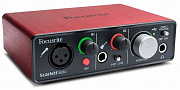 Focusrite Scarlett Solo 2nd Gen USB аудио интерфейс, 2 входа/2 выхода